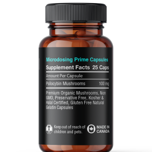 Alternative view of Prime Microdosing Mushroom Capsules