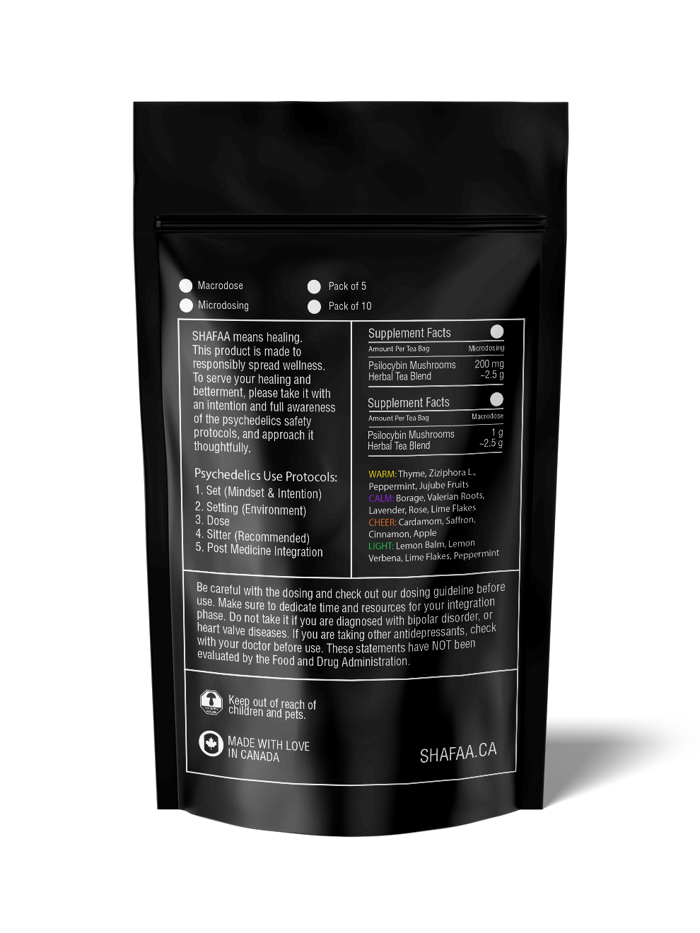 Magic Mushroom Tea – Calm Blend Pack - Image 2